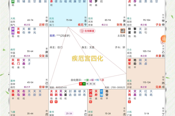 紫薇斗数看牢狱灾