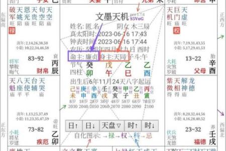 紫薇斗数查身主星