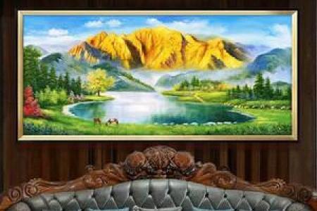 夫妻都属龙孩子属兔客厅挂什么画风水好-