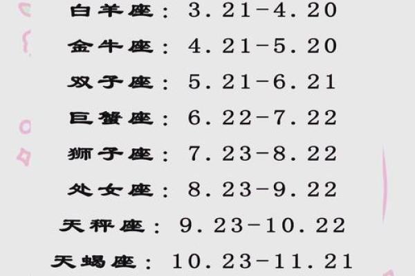 星座是按什么算的