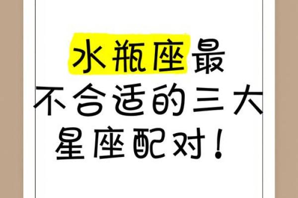 水瓶座合适跟什么星座在一起生活