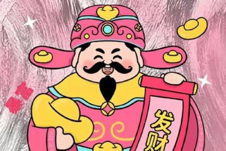 迎财神放鞭炮