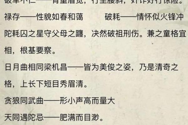 紫薇斗数32星曜