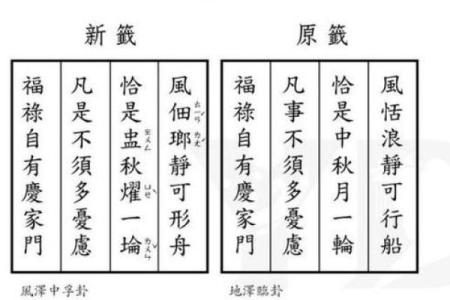天后灵签十五签