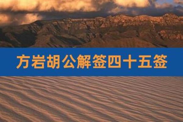 胡公灵签第六十九签求解