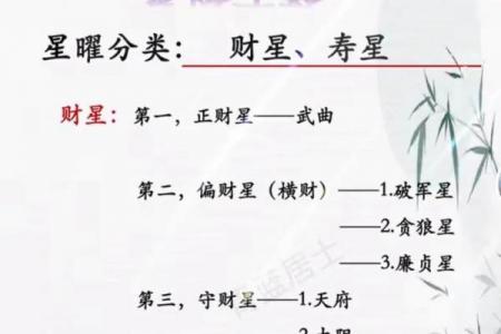 紫微斗数财政 紫微斗数里面的财星？