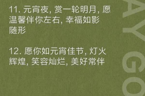 【精选八字元宵节祝福语】