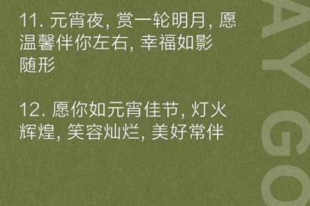 【精选八字元宵节祝福语】