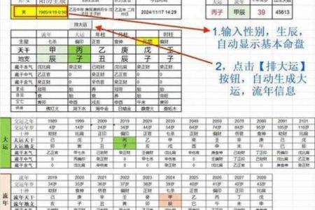 八字排盘分析