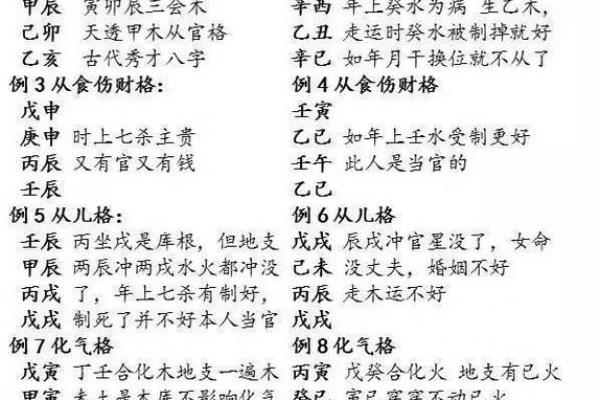 子平八字格局法